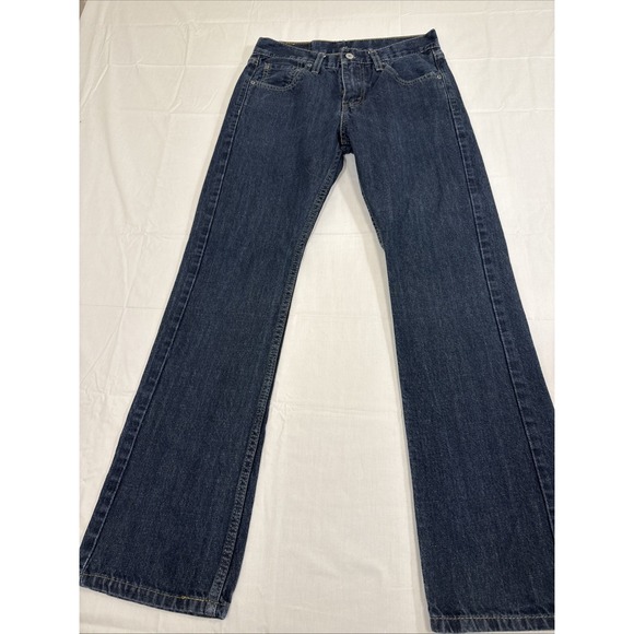 Levi's 527 Jeans  Boot Cut Blue Mid Rise Medium Wash Denim Pant NWOT MEN S29 L30 - Picture 1 of 9